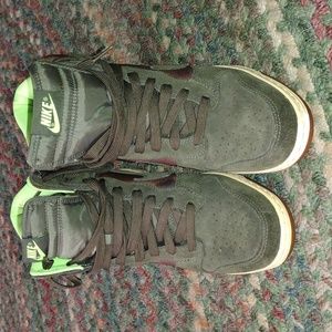 Nike Dunk Ski High Camo Wedge Sneakers